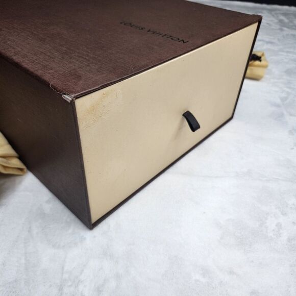 Louis Vuitton Men's Dark Whiskey Red Sword Leather Ankle Strap Boot Sz 8.5 - Picture 16 of 16